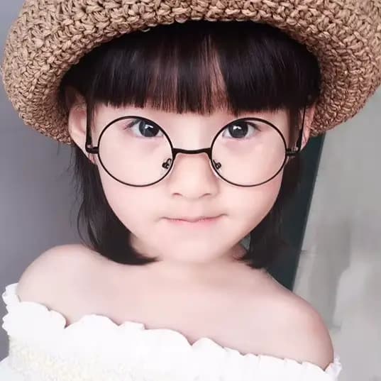 Nouvelles Montures de Lunettes Rondes pour Enfants