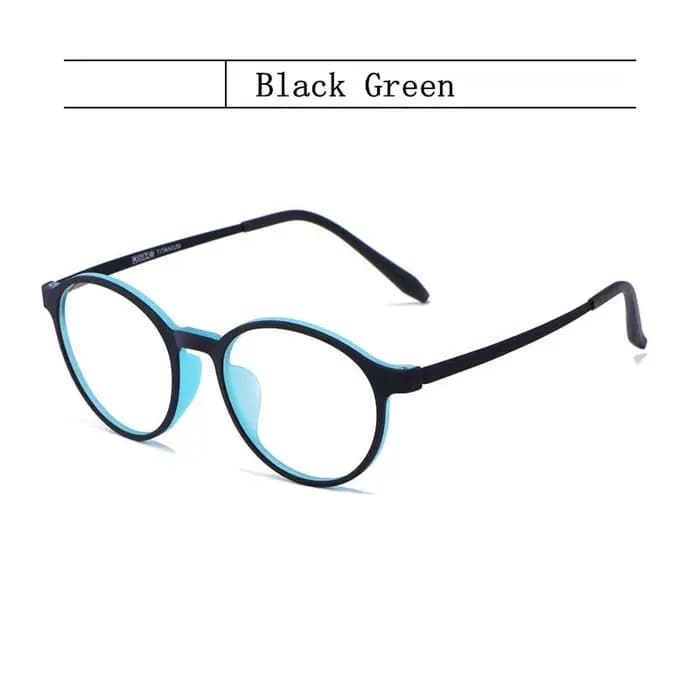 Lunettes en titane à monture ronde Vintage pour hommes