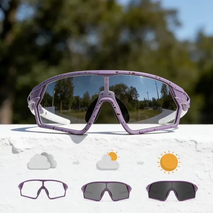 Lunettes de soleil photochromiques pour hommes