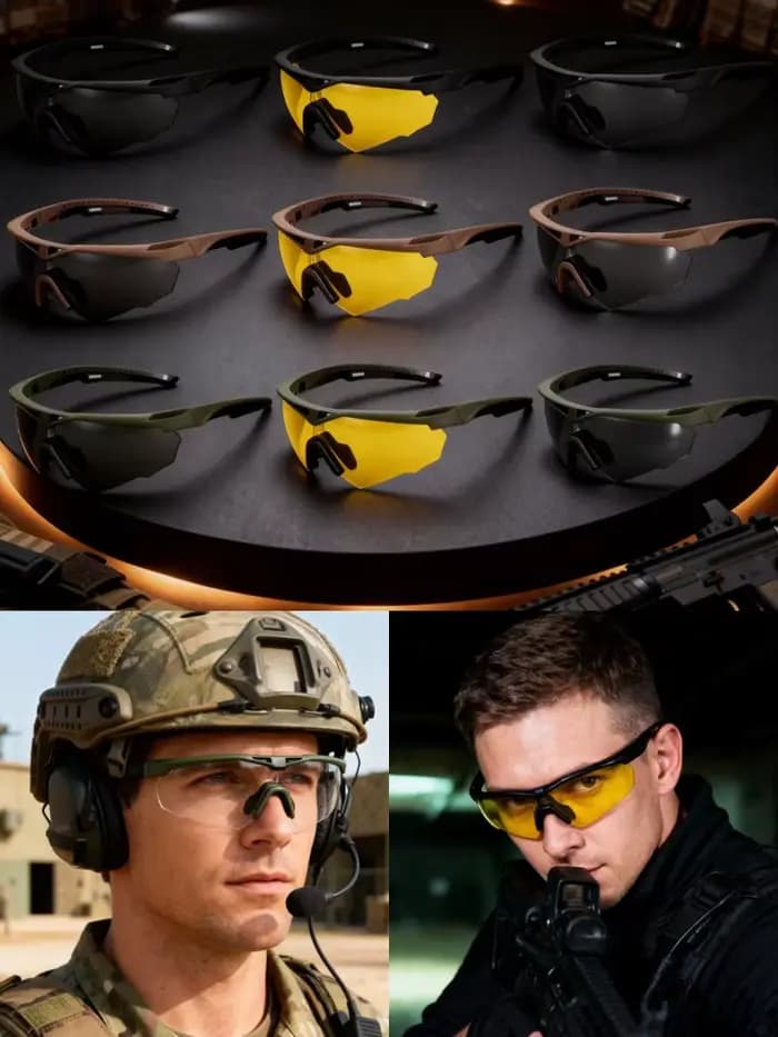 Nouvelles lunettes de tir tactiques professionnelles Sports de plein air coupe-vent anti-poussière sécurité militaire