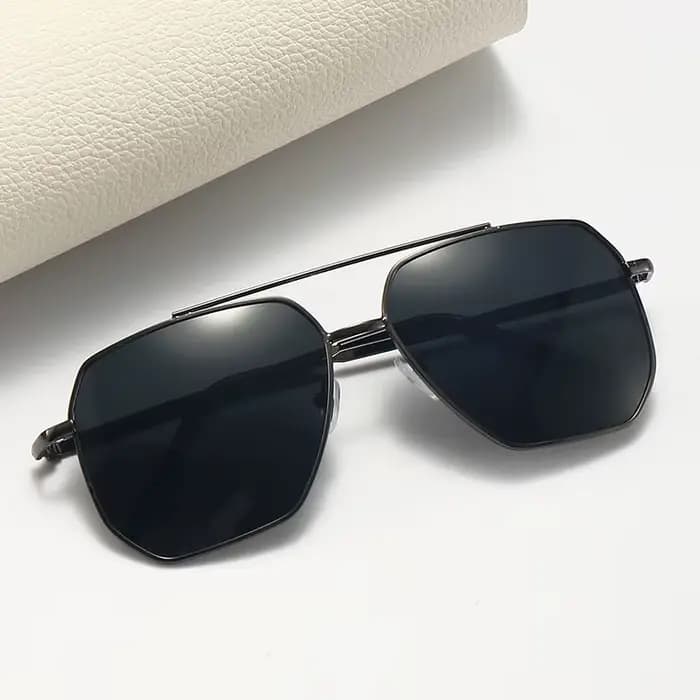 Nouvelle mode hommes lunettes de soleil pilote classique conduite