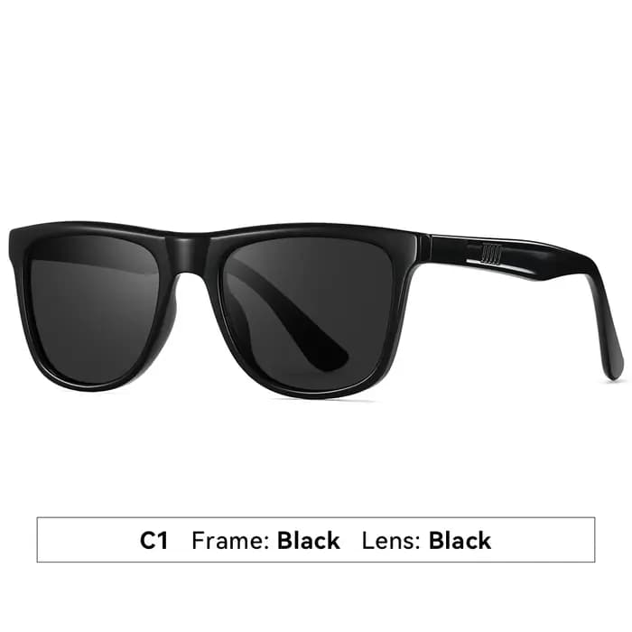 Lunettes de soleil polarisées Vintage carrées de luxe pour hommes femmes mode voyage voiture conduite Anti-éblouissement