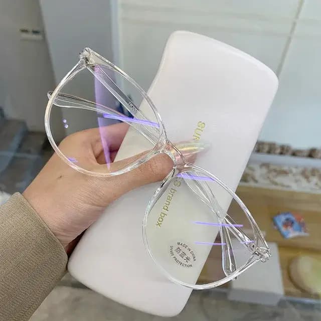 Lunettes d'ordinateur transparentes