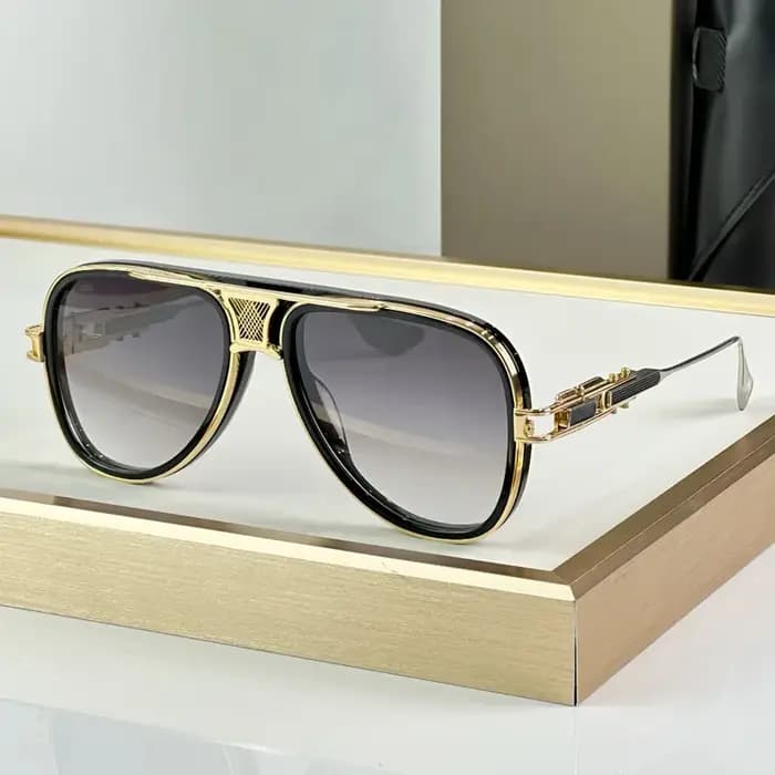 Lunettes de soleil GRAND-DECADE de styliste classique pour hommes et femmes, alliage dégradé, qualité supérieure, Design de marque, lunettes optiques UV400 avec étui