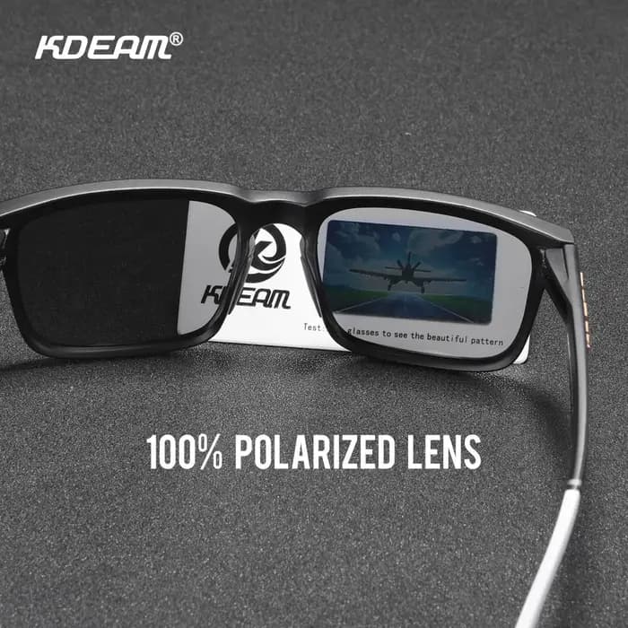 KDEAM décontracté hommes lunettes de soleil polarisées extérieur 100% Protection UV lunettes de sole