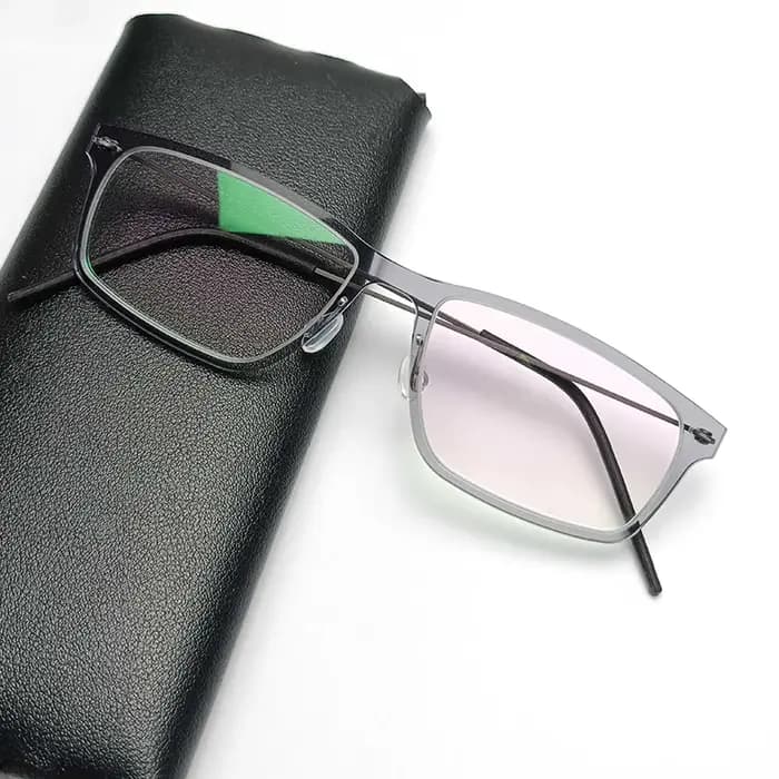 Danemark marque hommes carré 6507 lunettes cadre ultraléger titane acétate