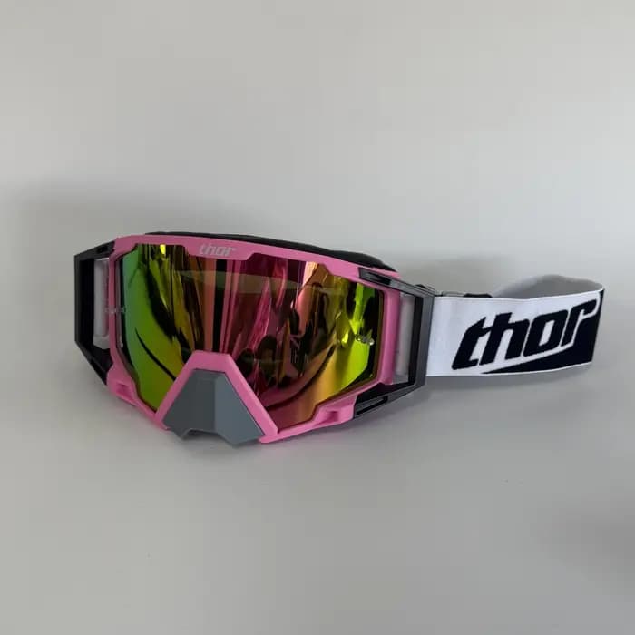 Lunettes de moto à lentilles interchangeables rapidement, verres anti-buée, lunettes de moto tout-terrain ATV MX, compatibles avec tous les casques