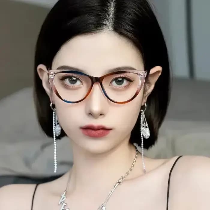 Lunettes de myopie œil de chat pour femmes
