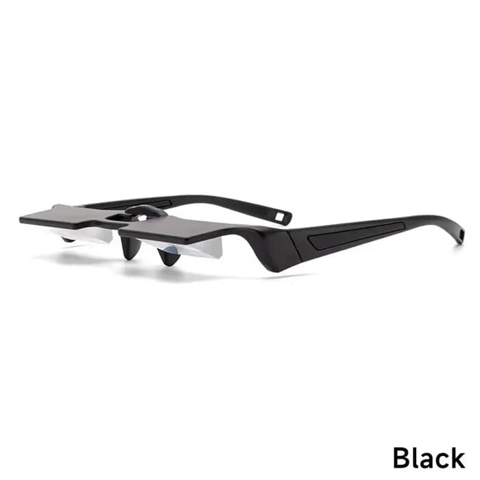 Prism Lazy Lunettes réfractives Lunettes légères 90 ° Lunettes horizontales, livre de lecture, reg