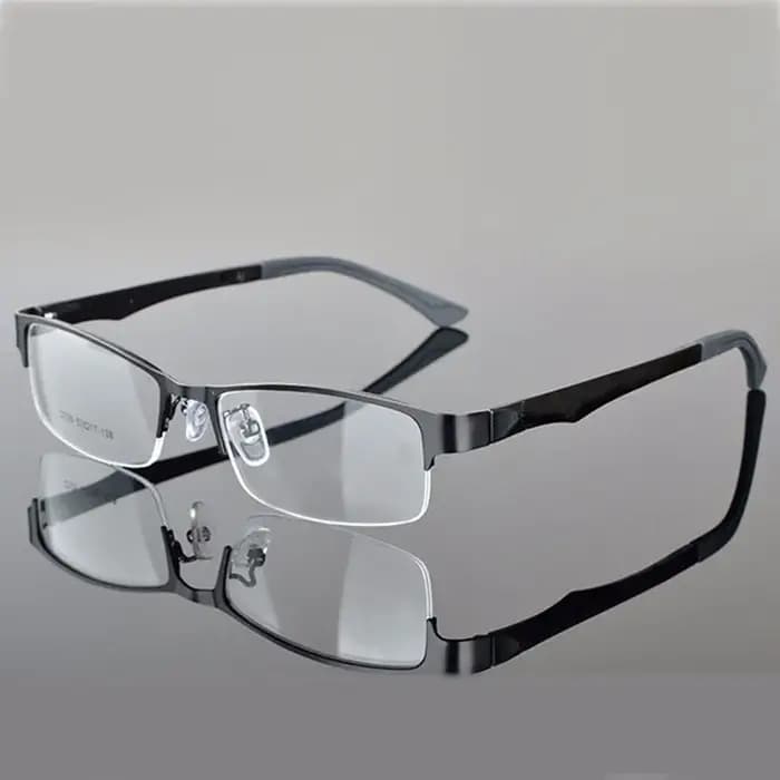 Reven Jate demi sans monture lunetes cadre optiq Prescription Semi-jante lettes
