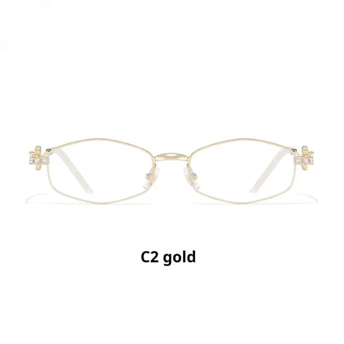 Nouvelles montures de lunettes en titane à monture étroite pour femmes