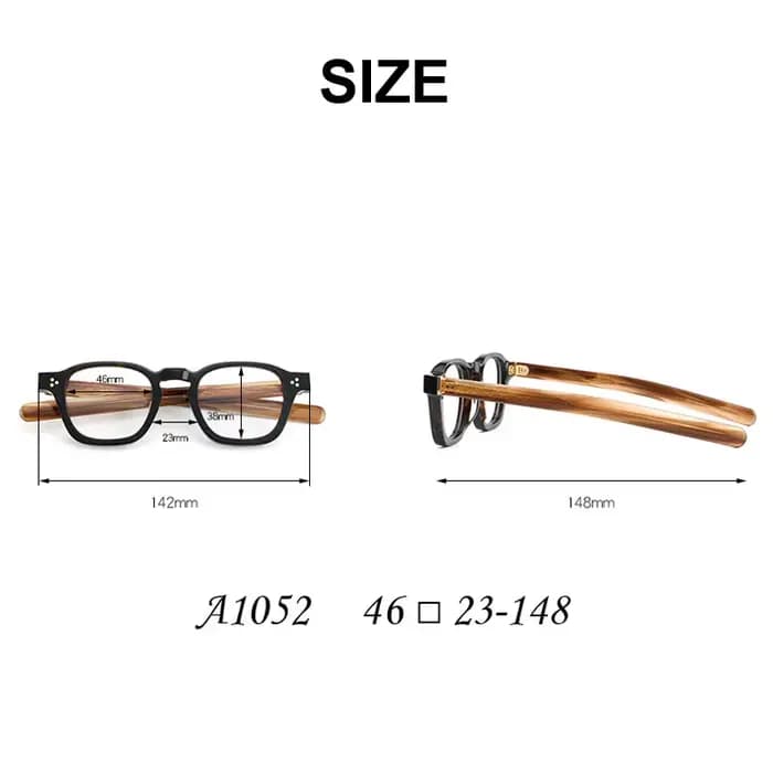 Premium fait à la main petit carré acétate lecture optique myopie lunettes cadre hommes femmes classique rétro Rivet