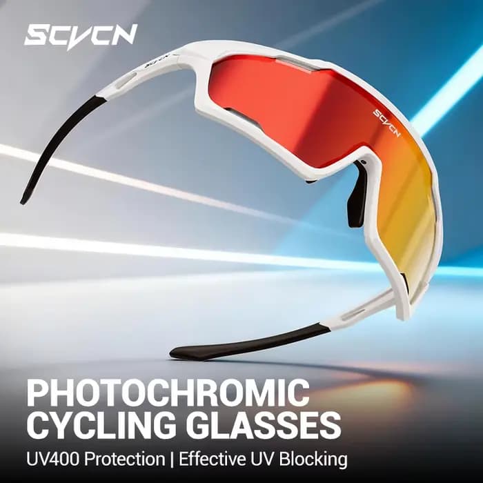 Lunettes de cyclisme et de montagne photochromiques SCVCN unisexes