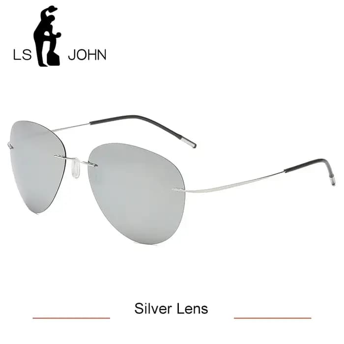 LS Chain-Lunettes de soleil polarisées en titane pour hommes