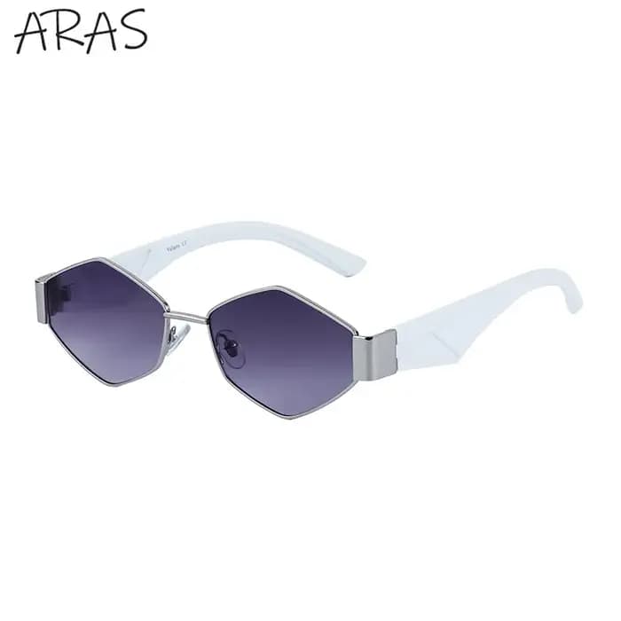 Lunettes de soleil hexagonales vintage punk pour femme 2026 – Design de marque de luxe