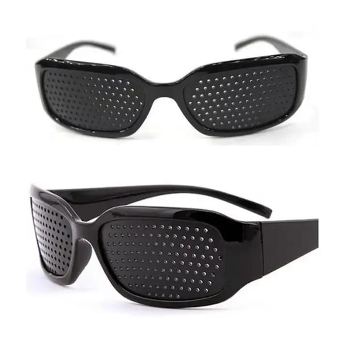 Lunettes à trous de pinhole tendance pour hommes et femmes