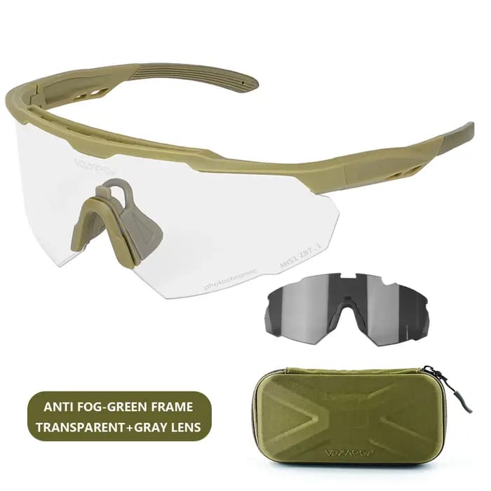 Vozapow lunettes de tir professionnelles UV400 ANSI Z87.1