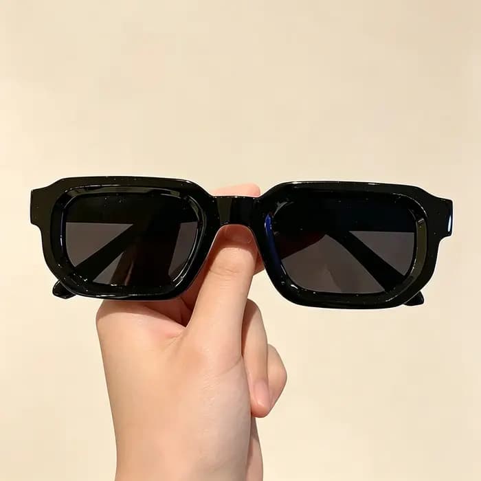 Lot de 6 Lunettes de Soleil Vintage Rectangulaires pour Femme