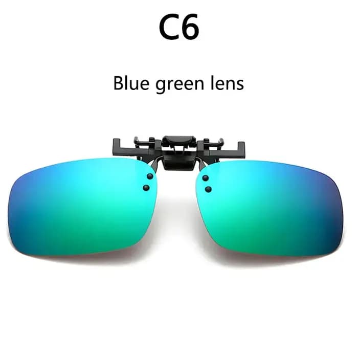 Lunettes de soleil polarisées avec clip pour la conduite