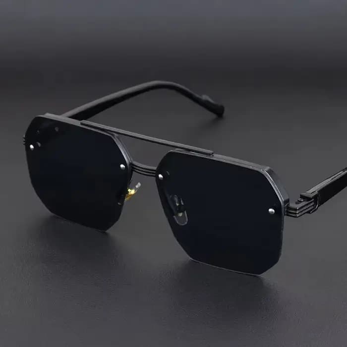 Lunettes de soleil métalliques pour hommes
