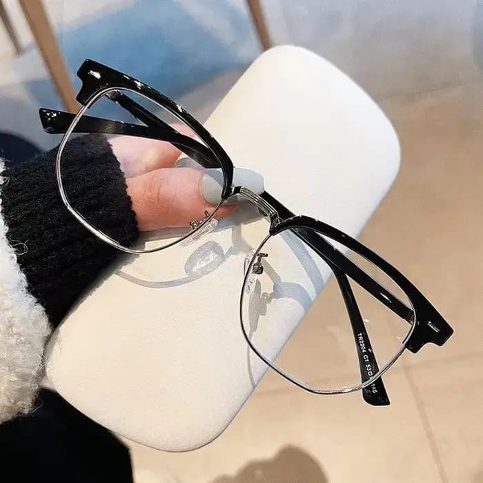 Lunettes carrées unisexes à la mode pour hommes et femmes
