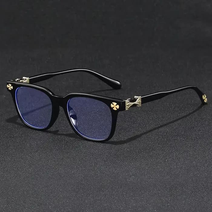 Nouvelles lunettes anti-lumière bleue surdimensionnées pour femmes 2026 avec décorations en strass