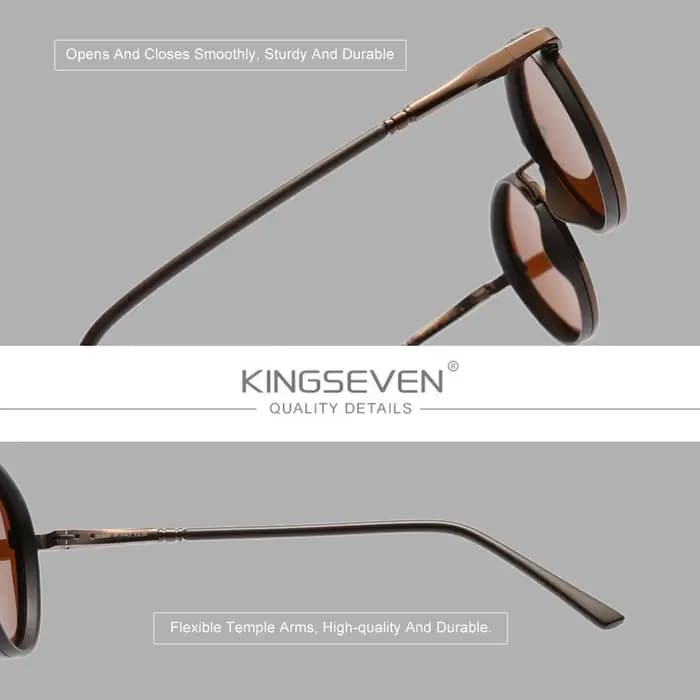Lunettes de soleil polarisées anti-éblouissement UV400 pour hommes et femmes, design vintage de la m