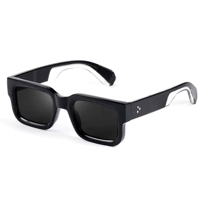 CRIXALIS Lunettes de soleil carrées rétro pour hommes et femmes, lunettes de soleil de luxe vintage