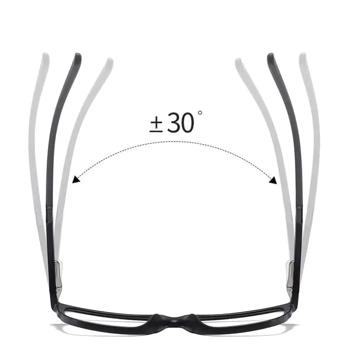 Lunettes rectangulaires à jante complète avec charnières à ressort, monture de lunettes TR-90, lunet
