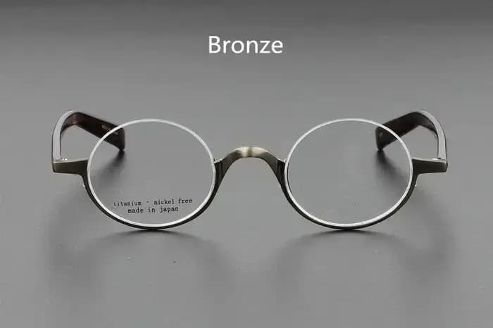 Marque japonaise Lennon titane lunettes rondes hommes lecture femmes à la main ultra-léger petit cadre rétro