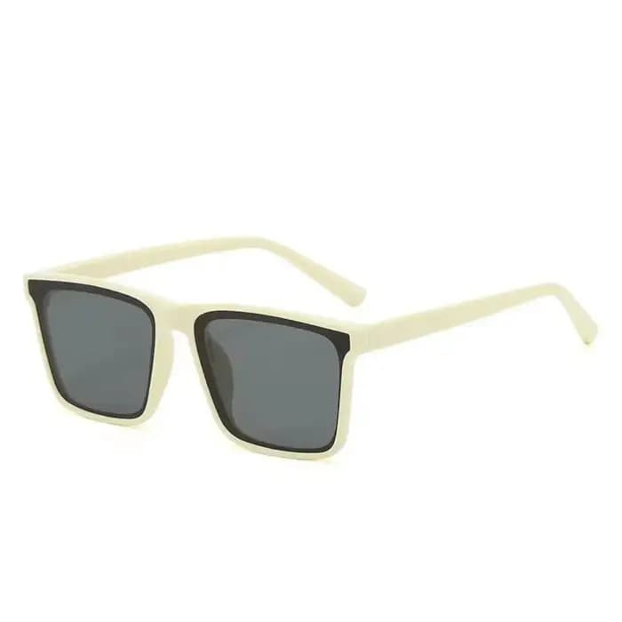 Lunettes de soleil à monture carrée punk pour femmes et hommes