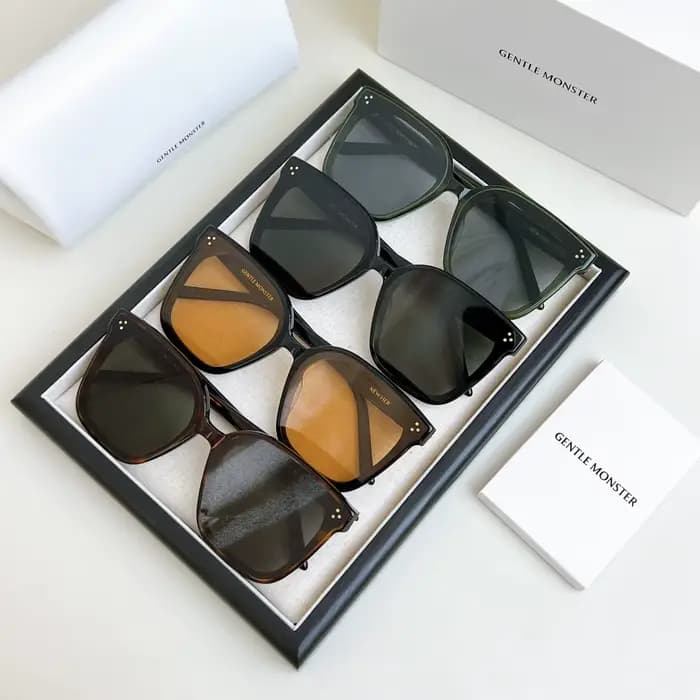 GENTLE MONSTER NEW HER – Lunettes de soleil surdimensionnées en acétate pour hommes