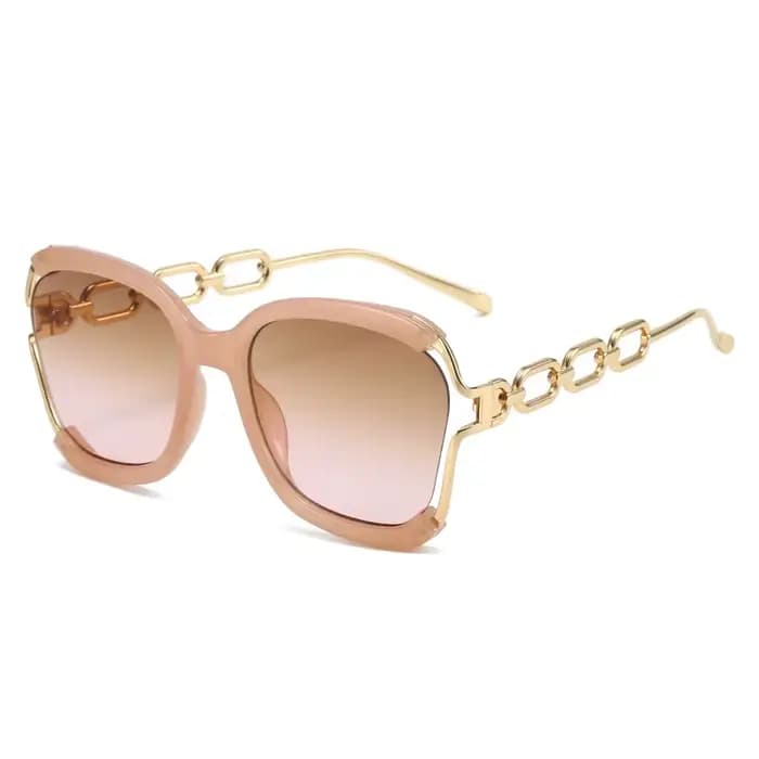 Lunettes de soleil carrées de luxe pour femmes