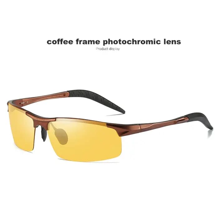 Lunettes de soleil photochromiques en aluminium et magnésium
