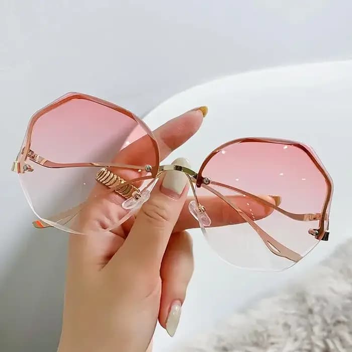 Lunettes de soleil sans bords pour femmes