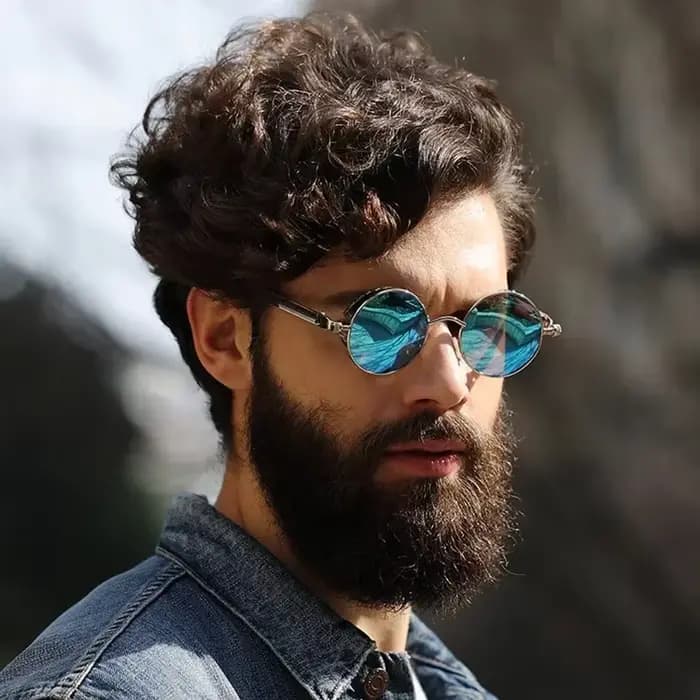 Lunettes de soleil Steampunk classiques pour hommes et femmes