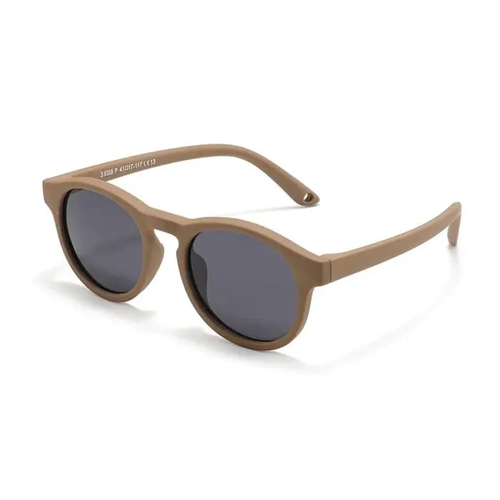 Petites lunettes de soleil rondes polarisées pour enfants