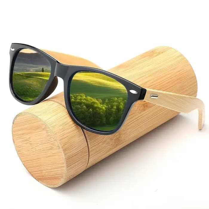 Mode bois hommes lunettes de soleil ultraviolets classique mâle conduite équitation UV400 sport