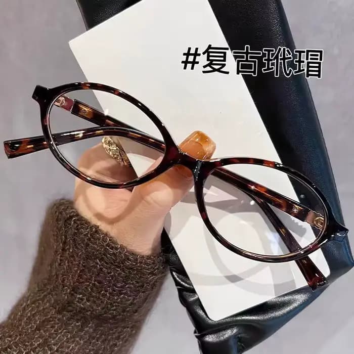 Nouvelles lunettes de myopie rondes pour femmes lunettes à monture Pc lunettes unies lunettes ovales