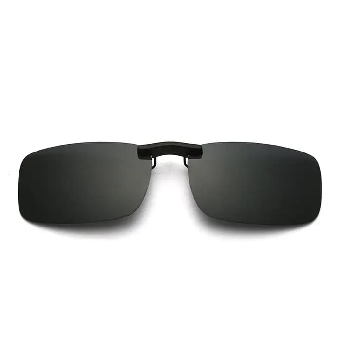 Hommes sans monture rabattable pince sur lunettes de soleil pour myopie