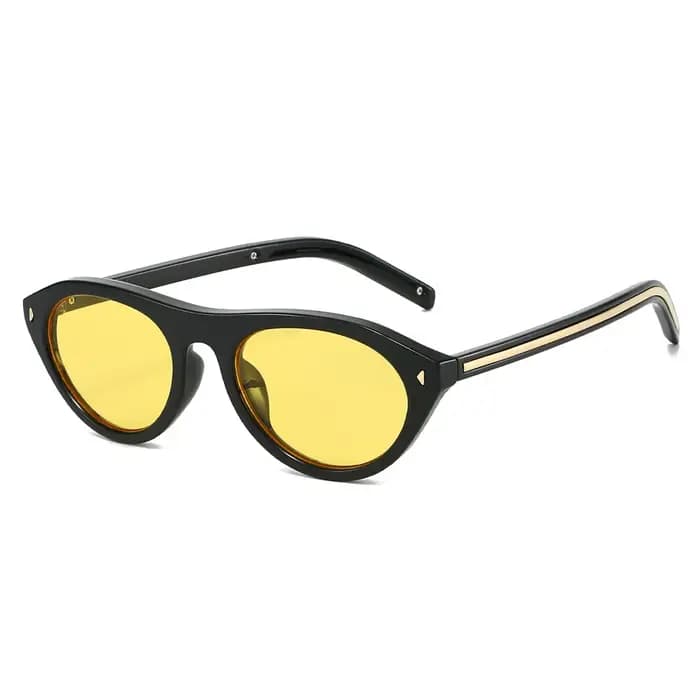Lunettes de soleil rétro œil de chat écaille de tortue pour femme
