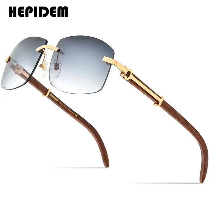 Lunettes HEPIDEM en corne de buffle pour femmes