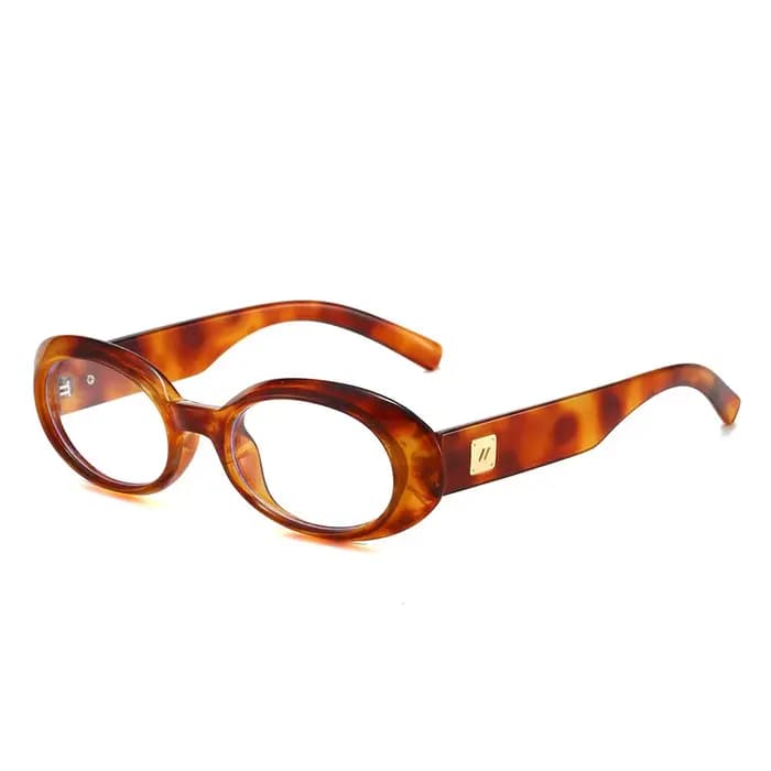 Léopard petites lunettes de lecture ovales 2025 tendance Anti lumière bleue loisirs presbyte lunettes lentille claire lunettes optiques pour les femmes