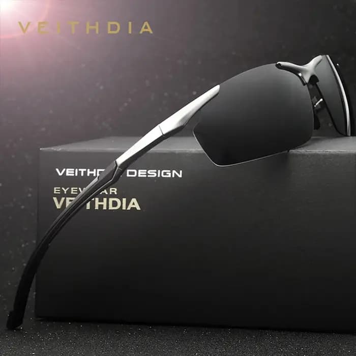 VEITHDIA – lunettes de soleil polarisées UV400 en aluminium magnésium pour homme, cyclisme, sport, p