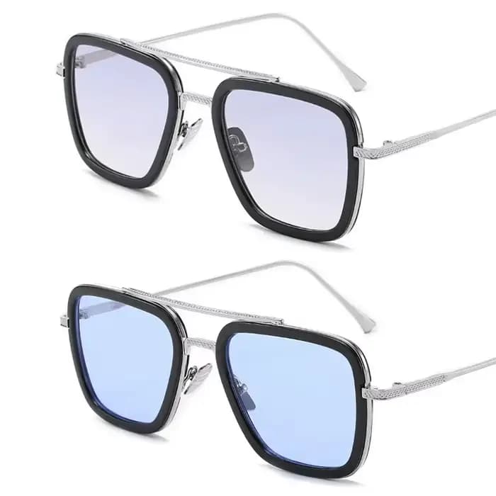 Lunettes de soleil Steam Punk Tony Stark pour hommes et femmes