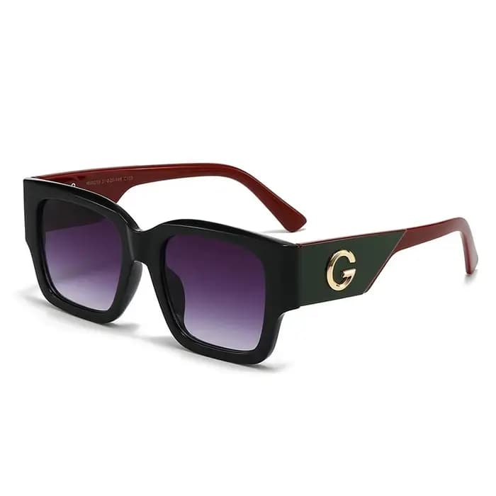 Lunettes de soleil de marque de luxe G Fashion pour femmes et hommes, lunettes carrées élégantes eur
