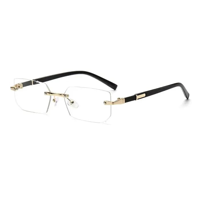 Lunettes de soleil tendance sans monture pour hommes et femmes, petites lunettes de soleil rectangul