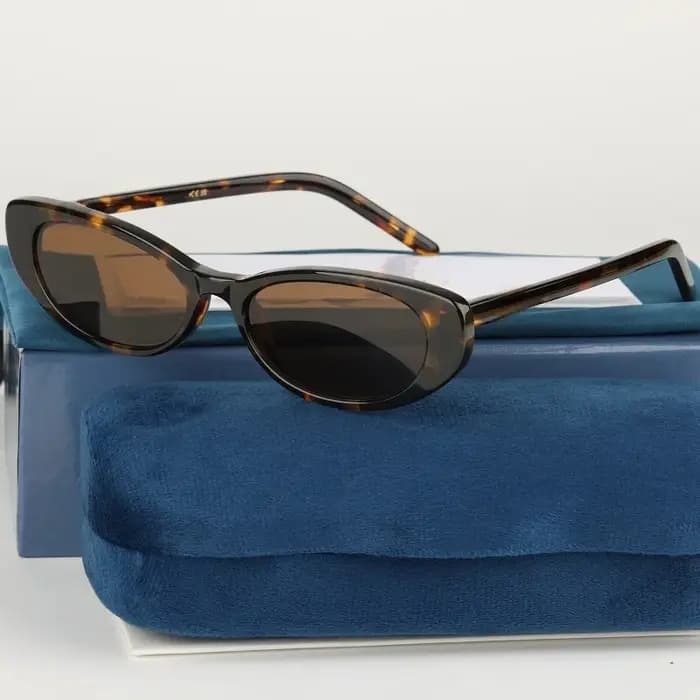 Nouvelles lunettes de soleil populaires en acétate pour femmes