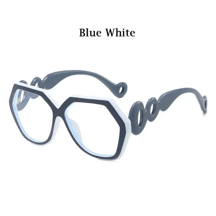 Nouvelles lunettes de lecture surdimensionnées à design géométrique pour femme