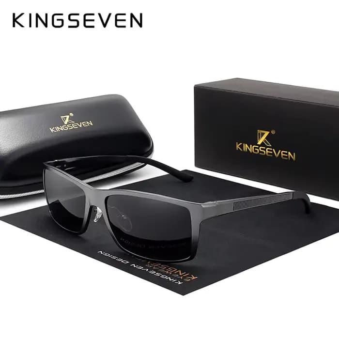 KINGSEVEN-Lunettes de soleil polarisées pour hommes, design de marque, mode aluminium magnésium, lun